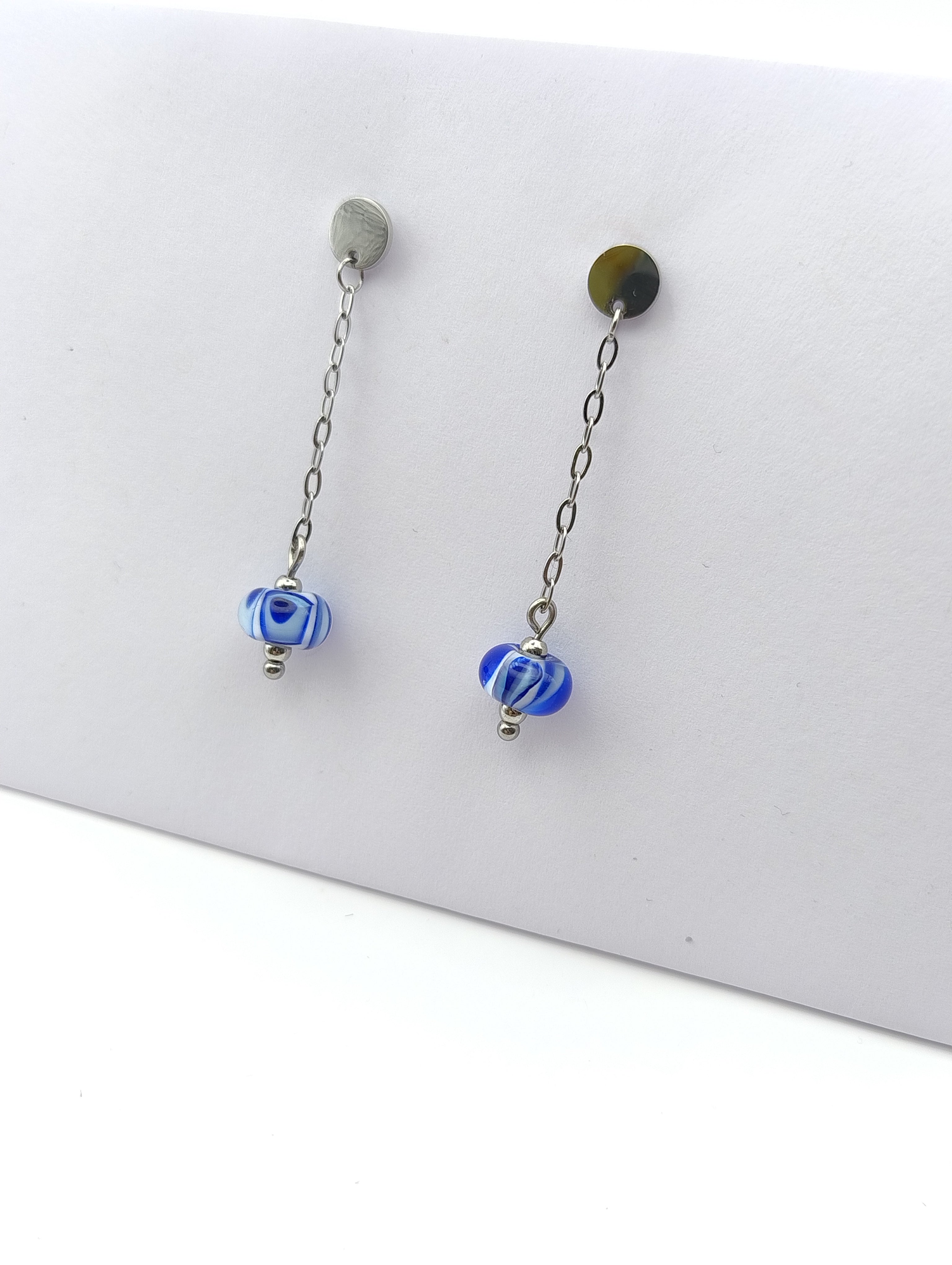 Boucles d'oreilles Vagues d'été n°1